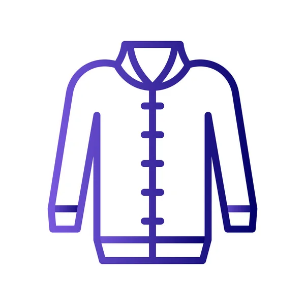 Jacket Icon Vector Illustration — Stock Vector
