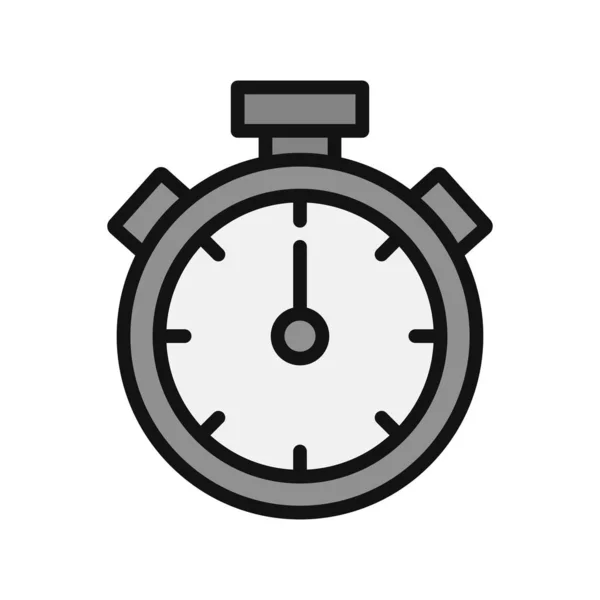 Stopwatch Icon Flat Vector Illustration Design — Stockvector