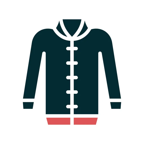 Jacket Icon Vector Illustration — Stock Vector