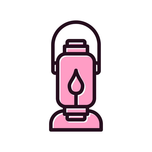 Lantern Icon Vector Illustration Design — Stock vektor