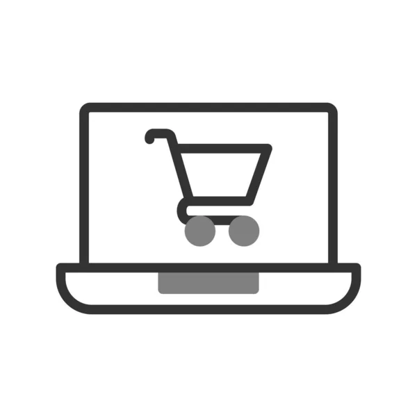 Online Shop Icon Vector Illustration — Wektor stockowy