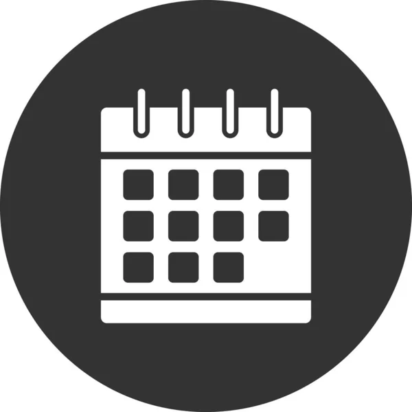 Calendar Planner Simple Vector Illustration — Stok Vektör