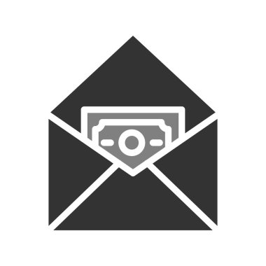 zarf e- posta simgesi vektör illüstrasyonu