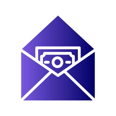 zarf e- posta simgesi vektör illüstrasyonu