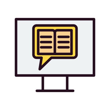 vektör eğitim simgesi illüstrasyonu