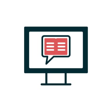 Beyaz arkaplanda vektör ağ simgesi