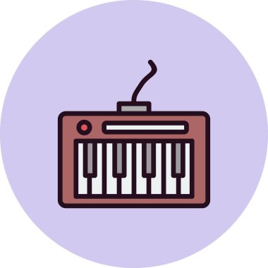 Synthesizer simge vektör çizim