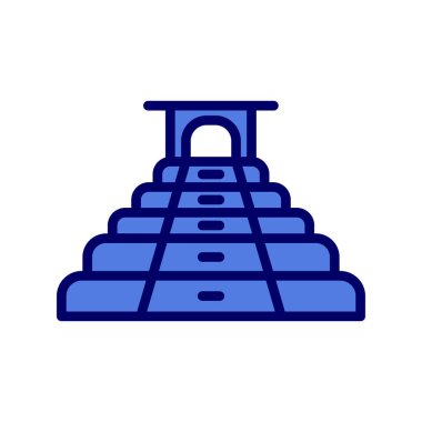 Tapınak simgesinin vektör illüstrasyonu