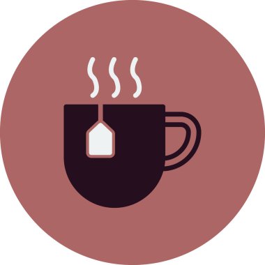 çay fincanı vektör simgesi