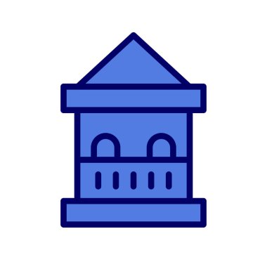 Bilet kutusu simgesi, vektör illüstrasyonu