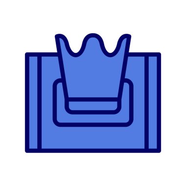 Doku kutusu simgesi, vektör illüstrasyonu 