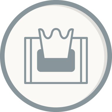 Doku kutusu simgesi, vektör illüstrasyonu 