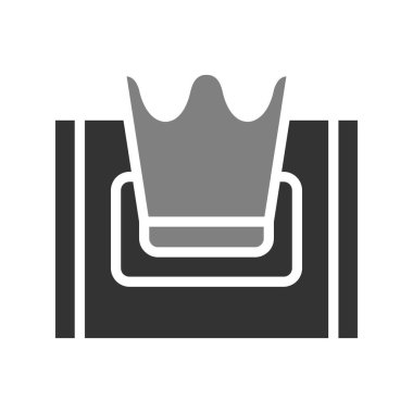 Doku kutusu simgesi, vektör illüstrasyonu 