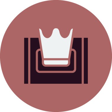 Doku kutusu simgesi, vektör illüstrasyonu