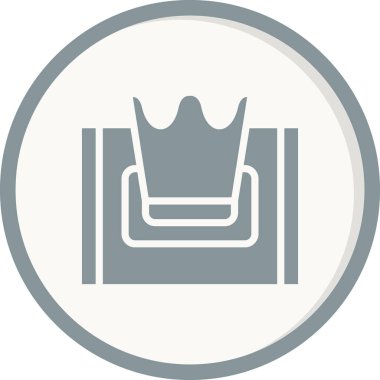 Doku kutusu simgesi, vektör illüstrasyonu