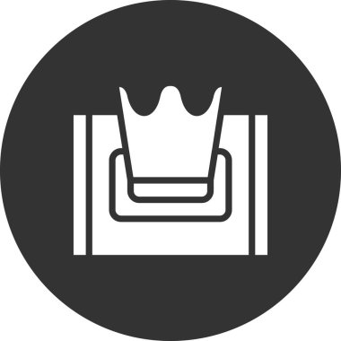 Doku kutusu simgesi, vektör illüstrasyonu