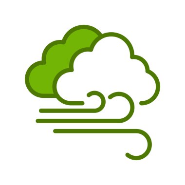 Bulut simgesi vektör illüstrasyonu