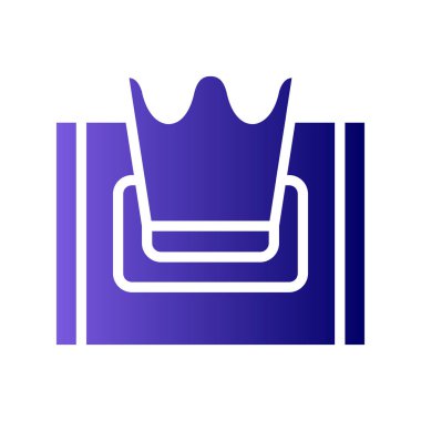 Doku kutusu simgesi, vektör illüstrasyonu