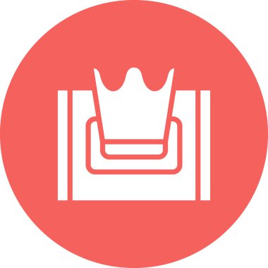 Doku kutusu simgesi, vektör illüstrasyonu