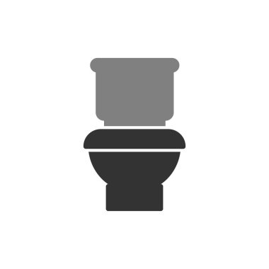 Tuvalet işareti simgesi. düz tasarım biçimi.