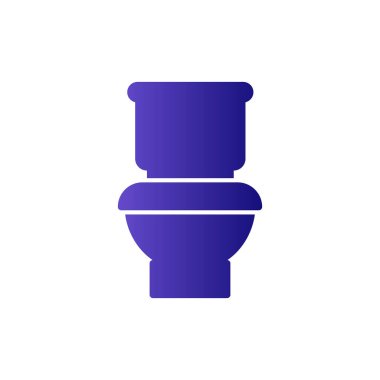 Tuvalet işareti simgesi. düz tasarım biçimi.