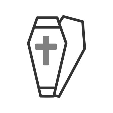 Tabut. Web simgesi basit illüstrasyon