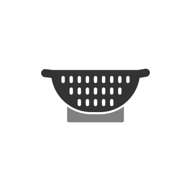 Colander web simgesi, vektör illüstrasyonu
