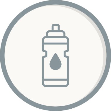 su şişesi simgesi, vektör illüstrasyon tasarımı