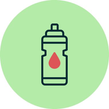 su şişesi simgesi, vektör illüstrasyon tasarımı