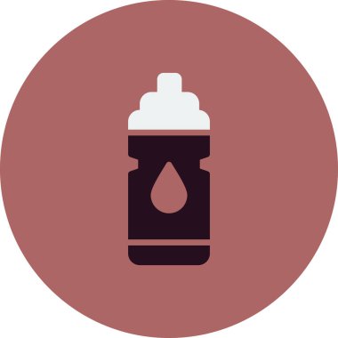 su şişesi simgesi, vektör illüstrasyon tasarımı