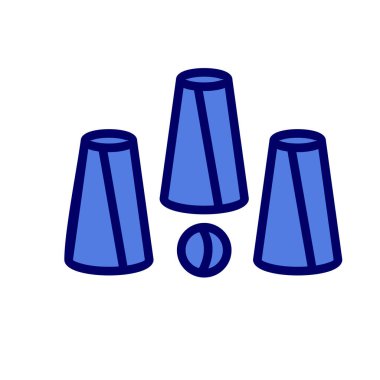 Cups Oyun vektör simgesi