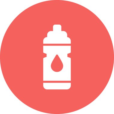 su şişesi simgesi, vektör illüstrasyon tasarımı