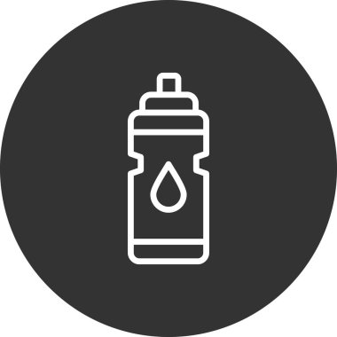 su şişesi simgesi, vektör illüstrasyon tasarımı