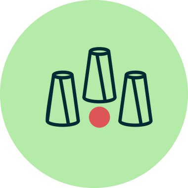 Cups Oyun vektör simgesi