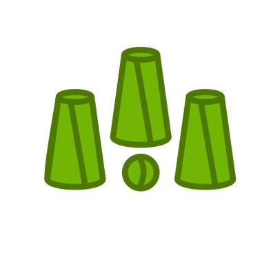 Cups Oyun vektör simgesi
