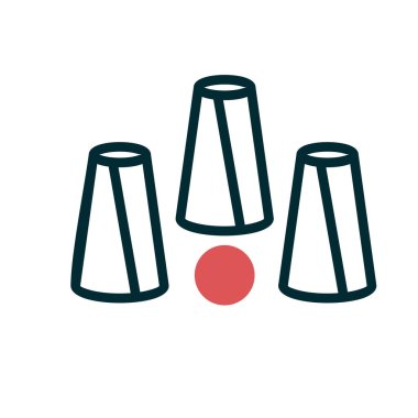 Cups Oyun vektör simgesi