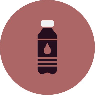 su şişesi simgesi, vektör illüstrasyon tasarımı