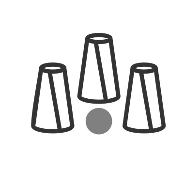 Cups Oyun vektör simgesi