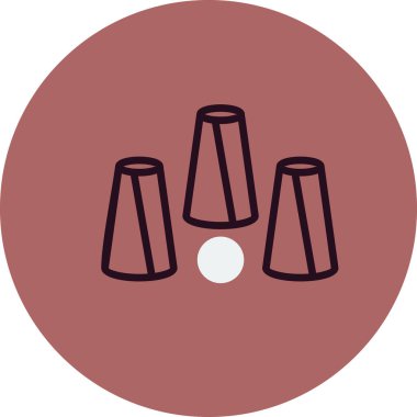 Cups Oyun vektör simgesi
