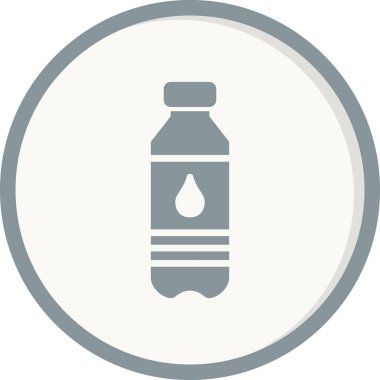 su şişesi simgesi, vektör illüstrasyon tasarımı