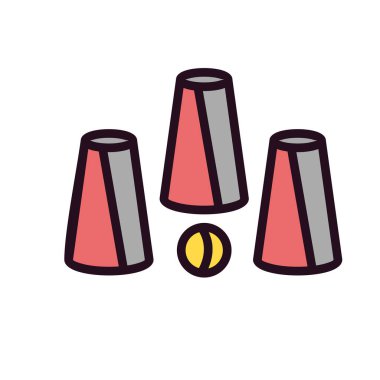 Cups Oyun vektör simgesi