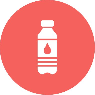 su şişesi simgesi, vektör illüstrasyon tasarımı