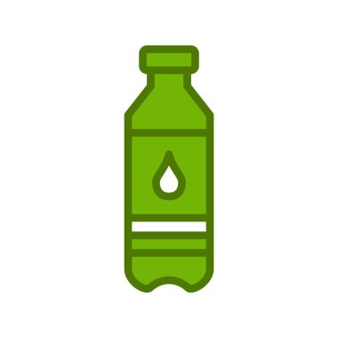 su şişesi simgesi, vektör illüstrasyon tasarımı