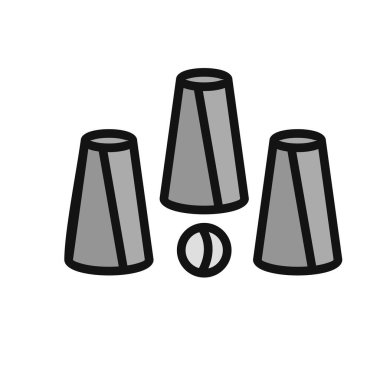 Cups Oyun vektör simgesi