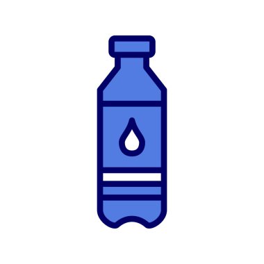 su şişesi simgesi, vektör illüstrasyon tasarımı