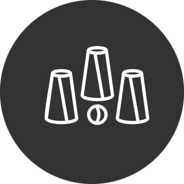 Cups Oyun vektör simgesi