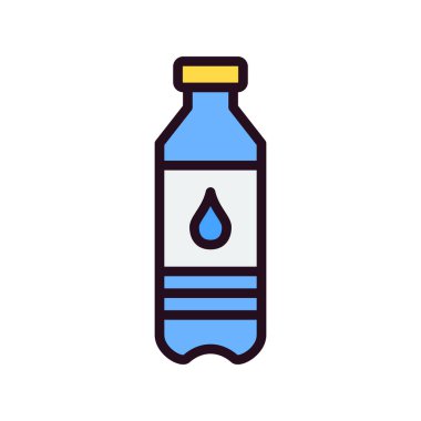 su şişesi simgesi, vektör illüstrasyon tasarımı