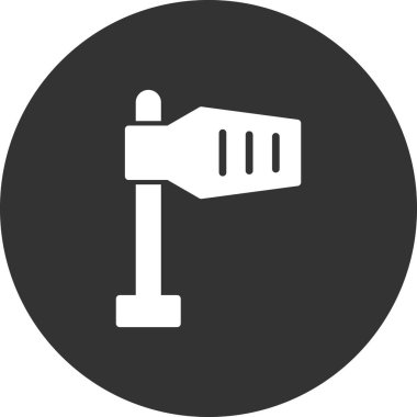 Modern Rüzgar İşareti simgesinin vektör illüstrasyonu