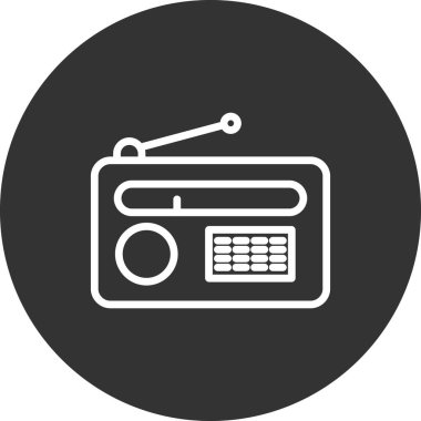 radio web icon  vector illustration