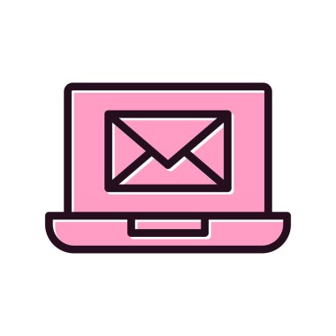 İleti vektör illüstrasyon tasarımı içeren e- posta